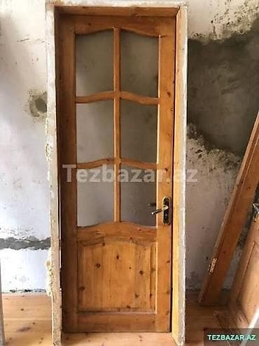 qapi alemi: Məhsul: Taxta otaq qapıları (şüşəli və şüşəsiz modellər) Təsvir: - — 2