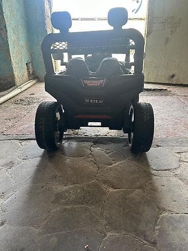 elekt: Uşaqlar üçün elektrikli minik maşını – “Off-Road 615” - Korpus: qara — 3