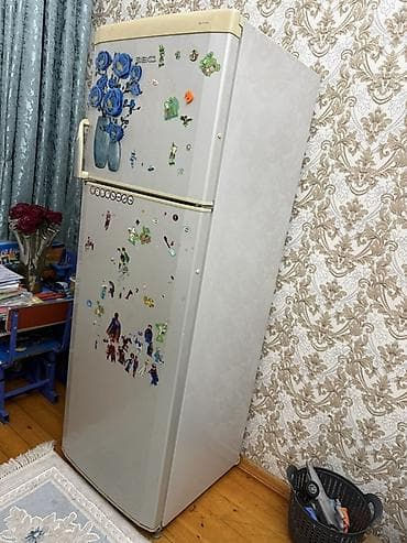 İşlənmiş 2 qapılı Beko Soyuducu Satılır, rəng - Boz