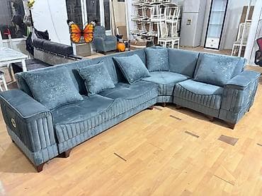 07 sekilleri profil ucun: Künc divan, Açılan, Bazalı, Vеlur parça, Ödənişli çatdırılma — 1