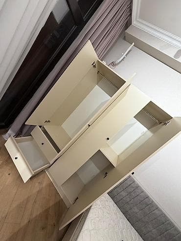 metal şkaf: 5 qapı, Siyirməli, Bej, Digər material, Açılan, Düz dolab — 1