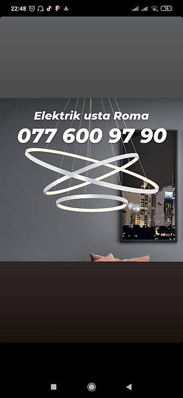 usda: Elektrik usta Roma təmir və yenidən qurma luştur çilçıraq spor rozetka — 5