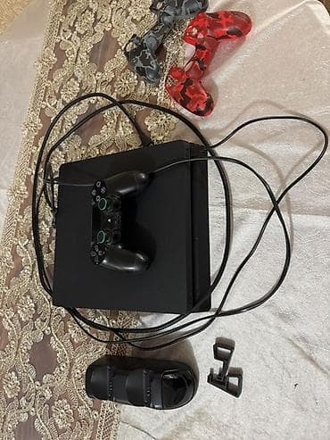 ps4 slim disk: Təcili satılır.real alıcılar yazsin,şəkildə nə görünürsə onlar — 1
