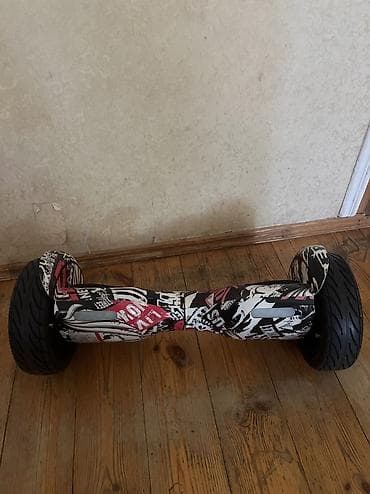 Elektrik nəqliyyatı: Qraffiti dizaynlı giroskuter (hoverboard) - Ölçü: 10 düymlük iri — 2