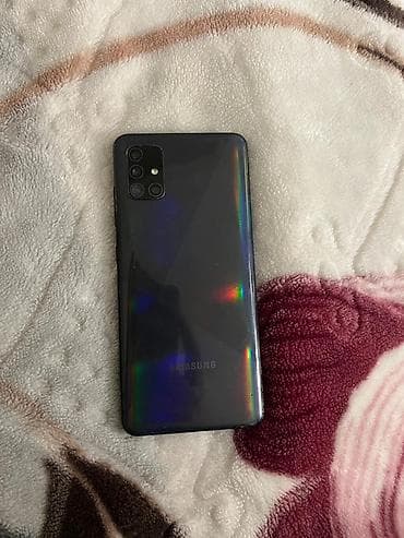 telefonların satisi: Samsung Galaxy A51, 64 GB, rəng - Qara, Barmaq izi — 5