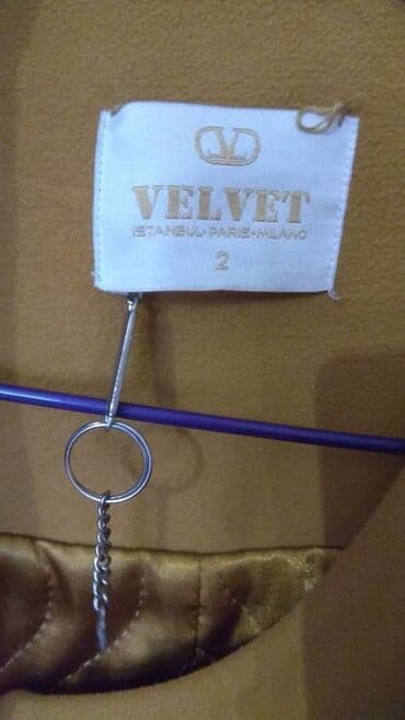 женское пальто с мехом: Brend: VELVET (Istanbul–Paris–Milano) Model: Qadın palto Bədən ölçüsü — 3