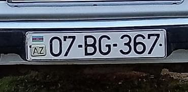 Avtomobil nömrə nişanı: 07-BG-367 Real alıcı narahat eləsin qiymətdə