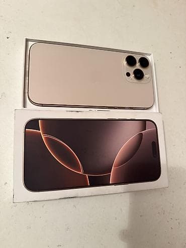 iphone xs max: IPhone 16 Pro Max, 256 GB, Desert Titanium, Face ID — 1