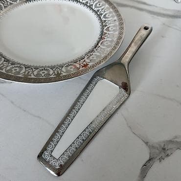 farfor qab: Tort və şiriniyyat qabı, rəng - Ağ, Farfor — 2