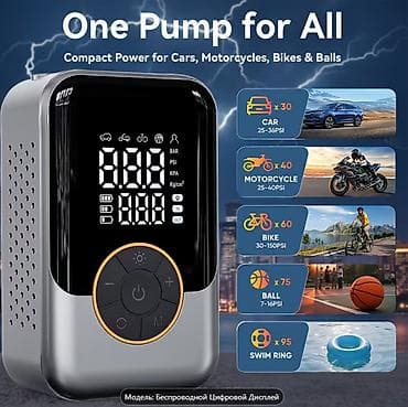 604 nasos: Rəqəmsal displeyli portativ hava kompressoru – 150 PSI-a qədər - 5 — 3