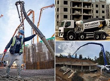 Beton - Pompa xidmətləri m150 m250 m300 m350 m400 m450 m500 markalı