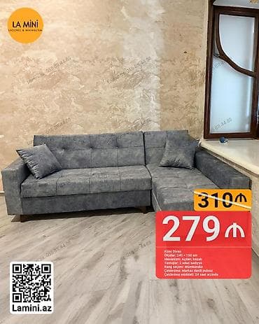 Künc divan, Açılan, Bazalı, Parça, Şəhərdaxili pulsuz çatdırılma — 1