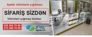 Digər mebel: Mebel vitrinlərin yığılması siqaret vitrini ətir vitrini ətir — 1