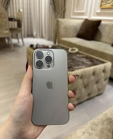 ikinci el iphone se: IPhone 16 Pro, 256 GB, Desert Titanium, Simsiz şarj, Zəmanət — 1