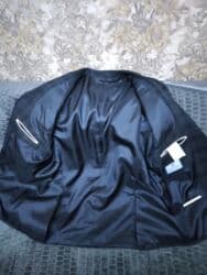 kişi ucun klassik qara kostyum: Pencək, Damalı, 2XL — 5