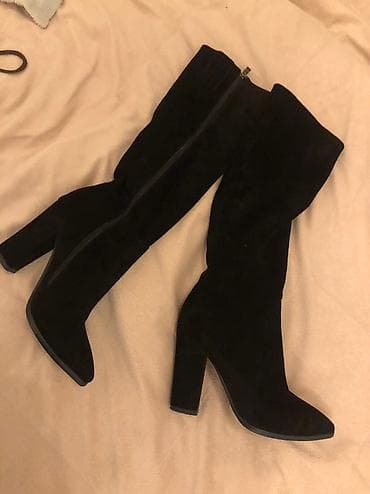 Çəkmələr: Çəkmə, Ölçü: 36, rəng - Qara, Yeni — 2