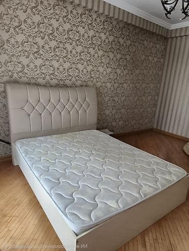 Ev və bağ: Yataq dəsti – çarpayı və döşək - Ölçü: təxmini iki nəfərlik (queen — 1