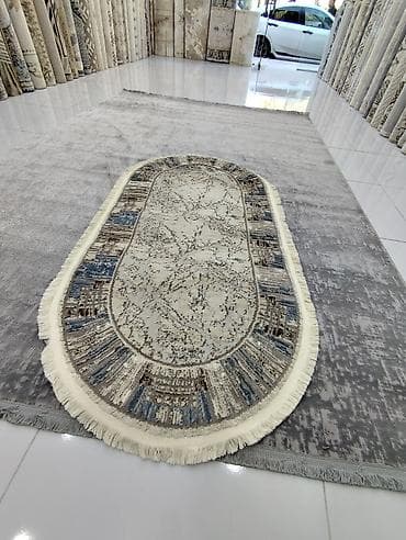 Декор и интерьер: Boho tərzində oval xalça - Forma: oval - Rəng palitrası: krem, bej və — 7