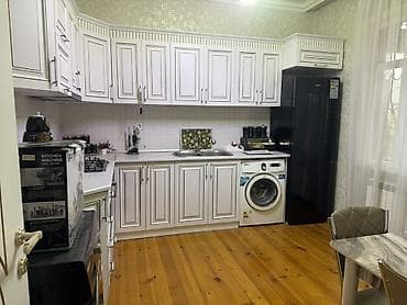 Mətbəx mebeli dəsti və quraşdırılmış texnika - Klassik üslubda, ağ