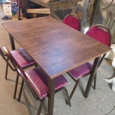toxunma saplar satisi: Yeni, Dördbucaq masa, 4 stul, Açılmayan, Stullar ilə — 17