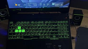 ASUS TUF Gaming F15 oyun noutbuku Texniki xüsusiyyətlər: - Ekran — 3