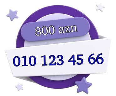 Nömrə: ( 010 ) ( 1234566 ), Yeni