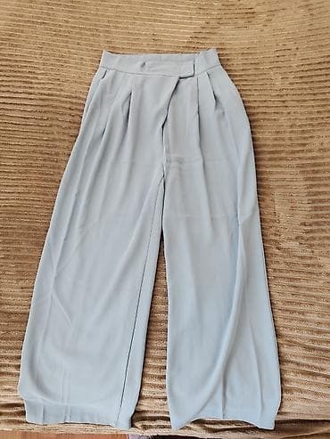 - Məhsul: Qadın şalvarları (2 ədəd) 1) Açıq boz-mavi rəngdə, axıcı