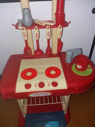 детская посуда: Baha alınıb! Soba üşaq üçün böyük səsi və işığları var + başqa qabları — 6