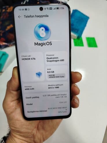 Audio: Honor X7b, 128 GB, rəng - Qara, İki sim kartlı — 3