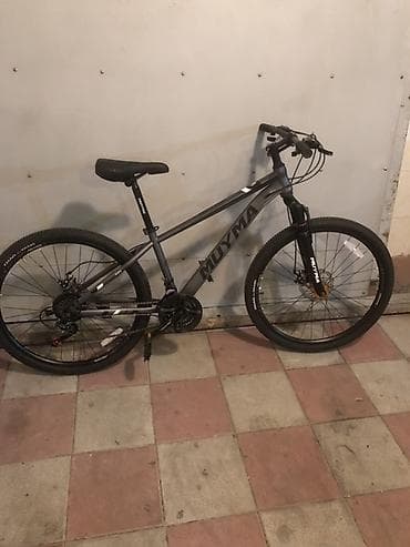 sport velosiped: MUYMA dağ velosipedi - Çərçivə: yüngül alaşımlı, mat boz rəng, MUYMA — 1