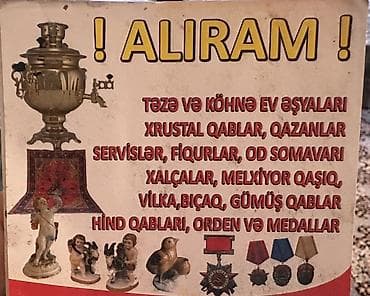 Xidmət: Müxtəlif ev əşyalarının alışı Alınan kateqoriyalar at lalafo.az Xidmət: Müxtəlif ev əşyalarının alışı Alınan kateqoriyalar
