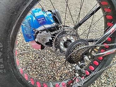 velasped: Benzin mühərrikli fatbike velosiped - Çərçivə: polad/alüminium — 4
