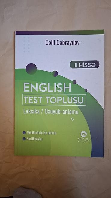 baxcaya tibb bacisi: İngilis və rus dili üzrə müxtəlif səviyyələr üçün tədris kitabları — 7
