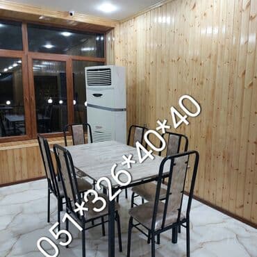 Masa və oturacaq dəstləri: Qonaq otağı üçün, Yeni, Açılan, Kvadrat masa, 4 stul — 20