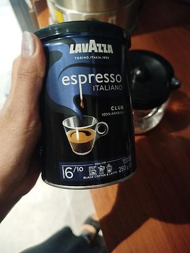 Lavazza Espresso Italiano – CLUB, 100% Arabica, üyüdülmüş qəhvə. -