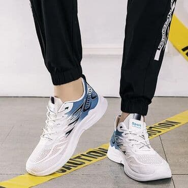 красофкалар мужской: Ağ və mavi rənglərdə, idman üslubunda olan bu ayaqqabılar rahatlıq və — 4