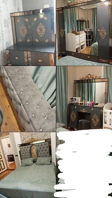 Ev üçün mebel: Klassik üslubda dəst mebellər Qonaq otağı: - Geniş yemək masası, 6 — 2