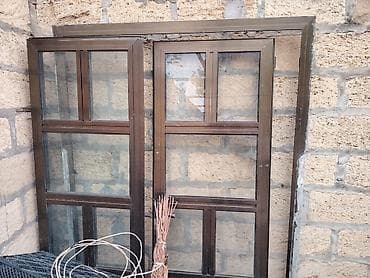 Alüminium pəncərə çərçivələri - Material: möhkəm alüminium profil -