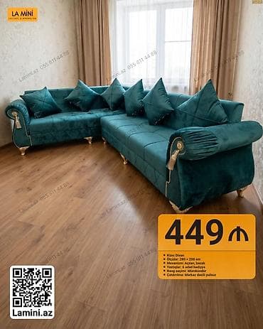 kreditle kunc divanlar: Künc divan – La Mini - Ölçülər: 280 × 200 sm - Mexanizm: açılan — 1