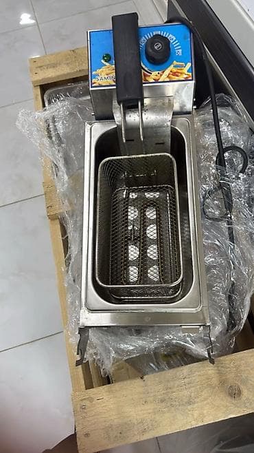 elektirik sobası: Təkqablı elektrik fritöz
3 Litir 
3 gun iwlenib — 3