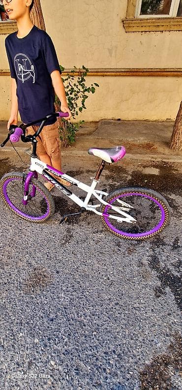 Uşaq velosipedləri: İşlənmiş İki təkərli Uşaq velosipedi 18", sürətlərin sayı: 1, Pulsuz çatdırılma — 1
