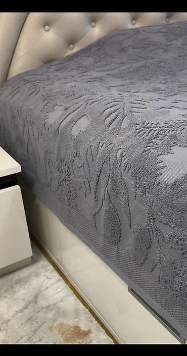 tekstil: Yataq üçün Yeni rəng - Boz Yataq örtüyü — 3
