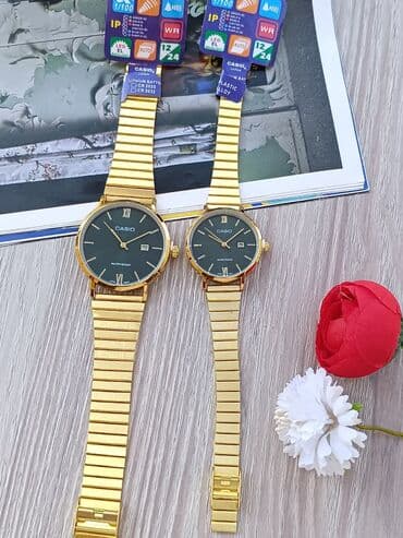 elektron saat oyrənmək: Qol saatı, Casio, rəng - Qızılı — 6