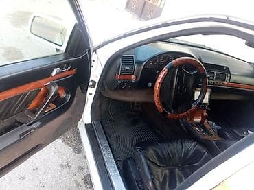 klass xl: Mercedes-Benz S-Sinif (W140) sedan, ağ rəng. - Geniş və rahat salon — 8