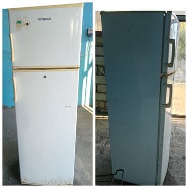 FRESH iki qapılı soyuducu - Üst hissədə dondurucu, alt hissədə əsas