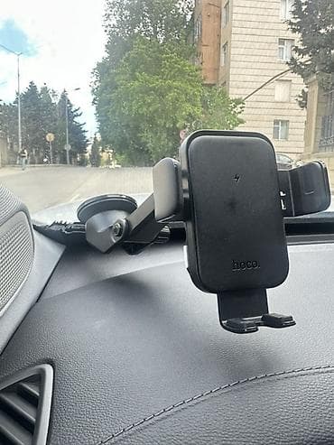 Hoco avtomobil üçün telefon tutacağı və simsiz şarj dəstəyi