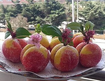 tort qelibi: Məhsul: Evdə hazırlanmış dekorativ şirniyyatlar və təbii meyvə şirəsi — 1