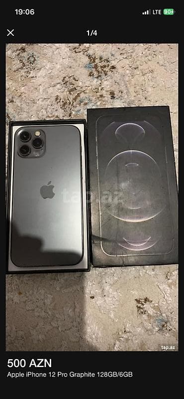 iphine: IPhone 12 Pro, 128 GB, Graphite, Face ID — 1