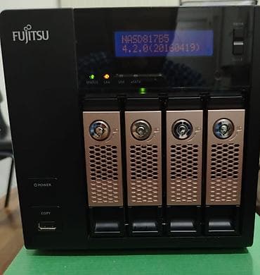 Modemlər və şəbəkə avadanlıqları: Fujitsu Nas Server Q802 8 TB hardisk (4eded*2TB) işlənmiş tam sağlam — 3