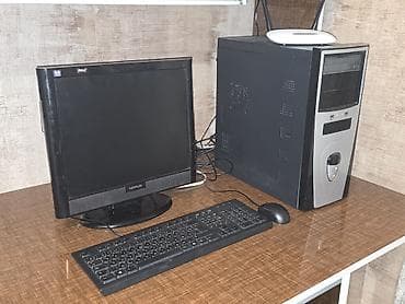 Masaüstü kompüter seti Komplekt: - Sistem bloku, monitor, klaviatura